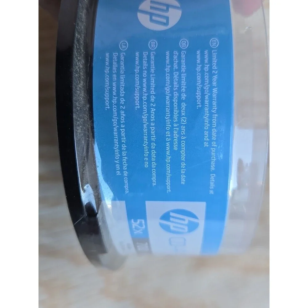 20 pack Hp CD-R 52 x 700MB 80 minute CD’s blank sealed